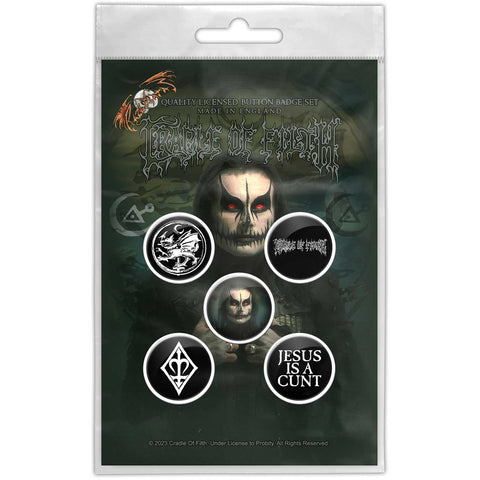 Cradle Of Filth - Hammer Of The Witches - Button Badge Set - UK Import