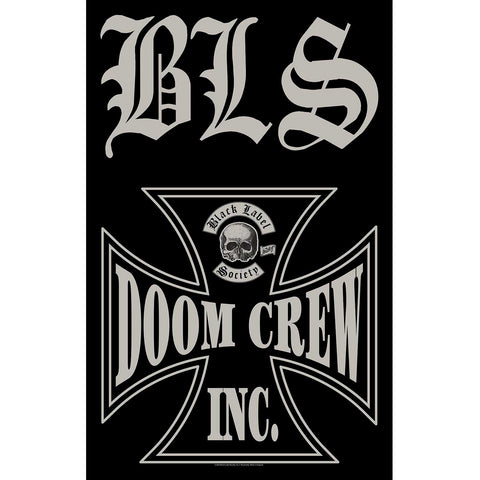 Black Label Society - Doom Crew - Textile Poster Flag (UK Import)