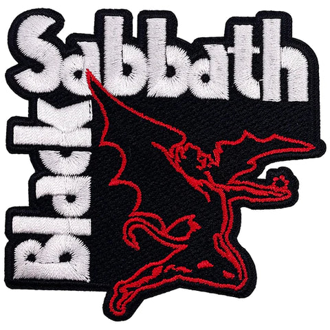 Black Sabbath - Red Winged Logo - Collector's - Patch