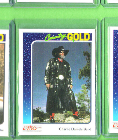 Charlie Daniels Band-Trading Card-1992 Sterling Country Gold-#51-Licensed-NMMT