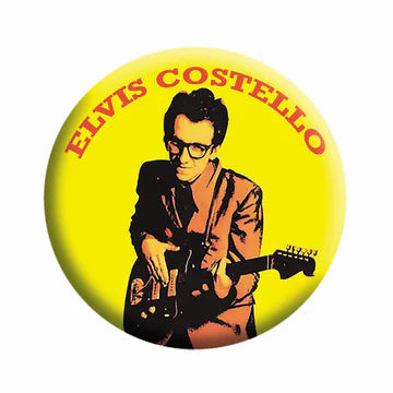 Elvis Costello-Button Badge Pin-Aim Is True-Collector's-(Pack Of 2)