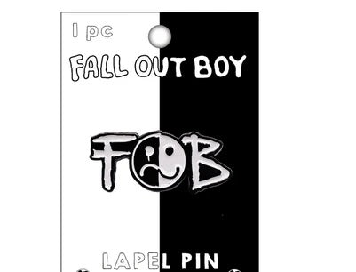 Fall Out Boy - Face Logo Enamel Lapel Pin Badge