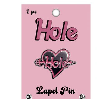 Hole - Heart Logo - Lapel Pin Badge