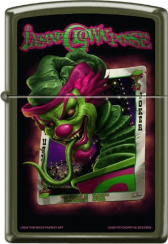 Insane Clown Posse - Riddle Box - Green Matte - Zippo Lighter