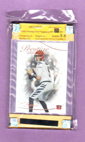 Joe Burrow-2023 Prestige XP Diamond-#61-Bengals-Graded Card-9.5-MT+-USS_1230856