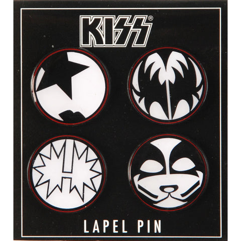 KISS - Band Symbols - Collector's Set - Lapel Pin Badge Set