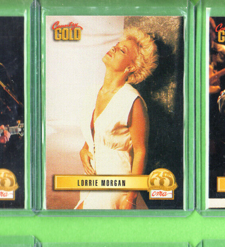 Lorrie Morgan-Trading Card-1993 Sterling Country Gold-#32-Licensed-NMMT