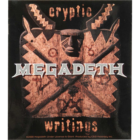 Megadeth - Cryptic - Sticker