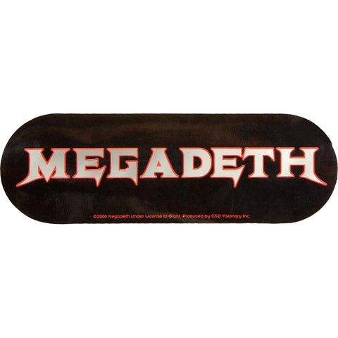 Megadeth - Silver Logo - Sticker