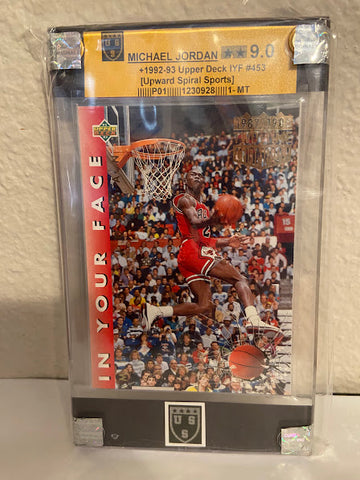 Michael Jordan-1992-93 Upper Deck IYF NBA-#453-Graded Card-9.0-MT-USS_1230928