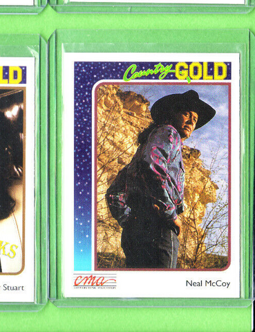 Neal McCoy-Trading Card-1992 Rookie Sterling Country Gold-#14-Licensed-NMMT