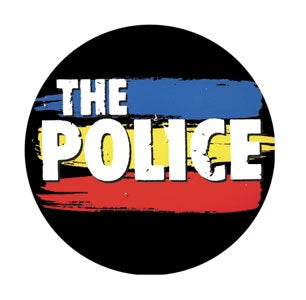 The Police-Button Badge Pin-Striped Logo-Collector's (Set Of 2)
