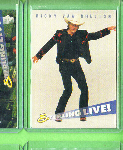 Ricky Van Shelton-Trading Card-1993 Sterling Country Gold-#39-Licensed-NMMT