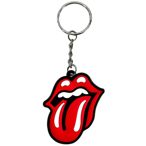 Rolling Stones-Keychain-Logo-Tongue-3D Rubber