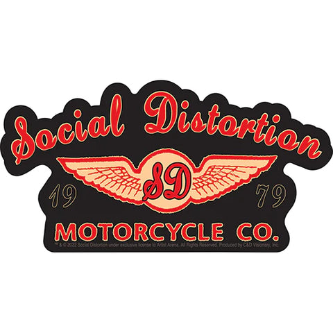Social Distortion - Motorcycle Co. - Sticker