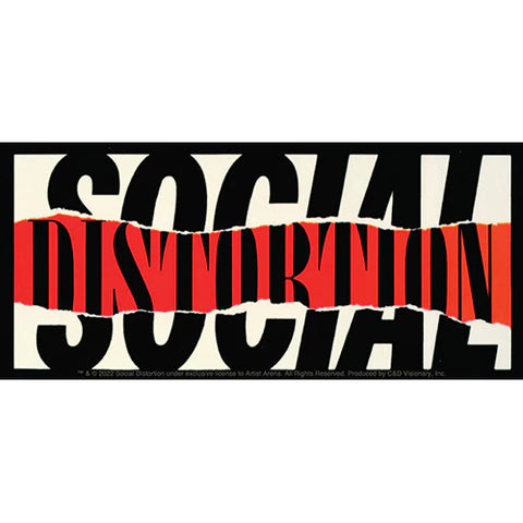 Social Distortion - Retro Logo - Sticker