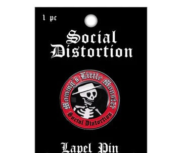 Social Distortion - Skelli Logo - Lapel Pin Badge