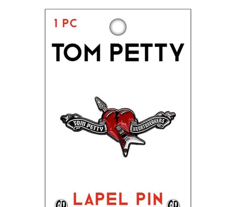 Tom Petty - Heart Logo Enamel Lapel Pin Badge