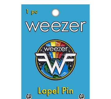 Weezer - Earth Logo - Lapel Pin Badge