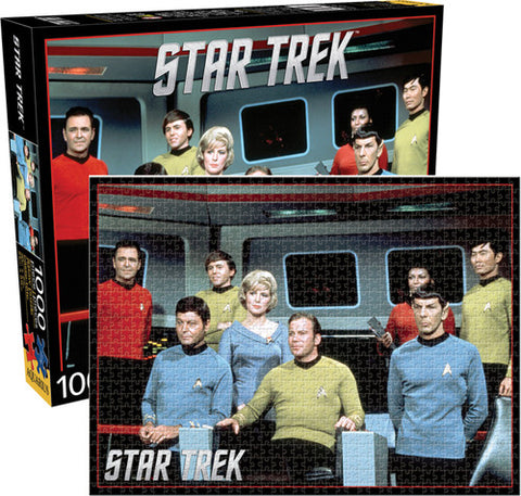 Star Trek - Cast On The Enterprise Bridge - 1,000pc - Boxed - Puzzle