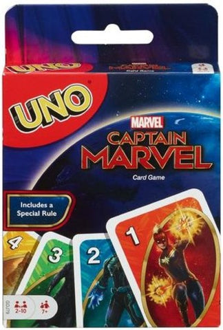 Captain Marvel - UNO - Mattel - Card Game