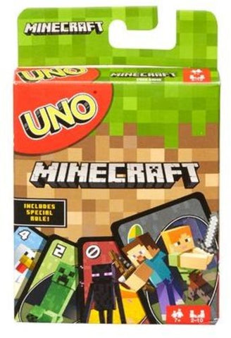 Minecraft - UNO - Mattel - Card Game