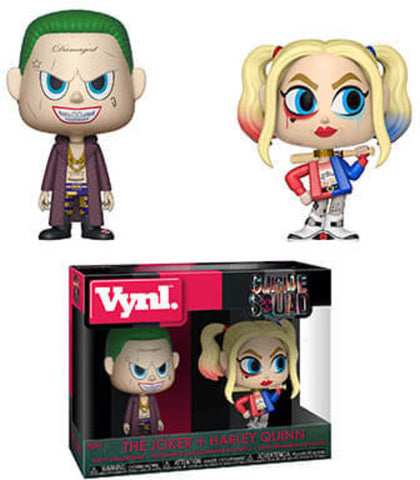 Suicide Squad - DC - The Joker & Harley Quinn 2PK Figure - Collector's - Licensed New