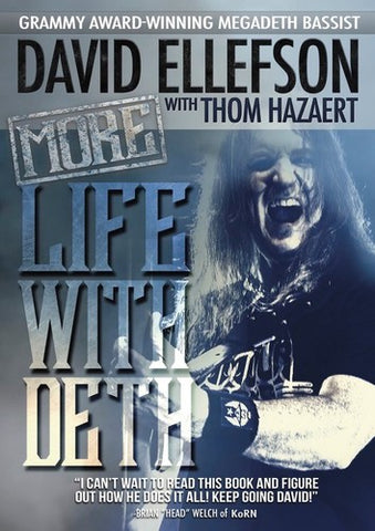 Megadeth - More Life With Deth - David Ellefson - Book