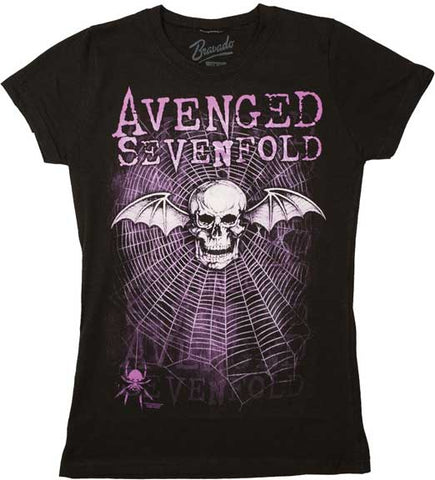Avenged Sevenfold - Weaved Juniors Girly Tee