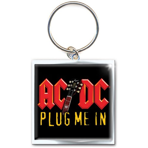 AC/DC - Metal Plug Me In Keychain (UK Import)