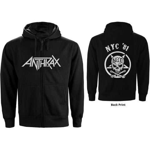 Anthrax - Not Man NYC Zip Hoodie (UK Import)