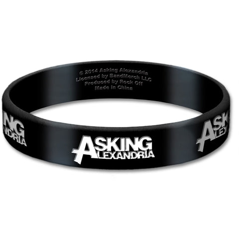 Asking Alexandria - Rubber Bracelet Wristband (UK Import)