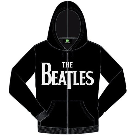 The Beatles - Drop T Logo Zip Hoodie (UK Import)