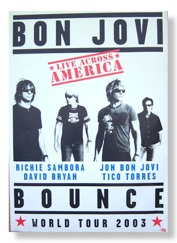 Bon Jovi - Live Across America Poster
