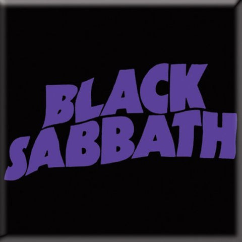 Black Sabbath - Purple Logo Fridge Magnet (UK Import)