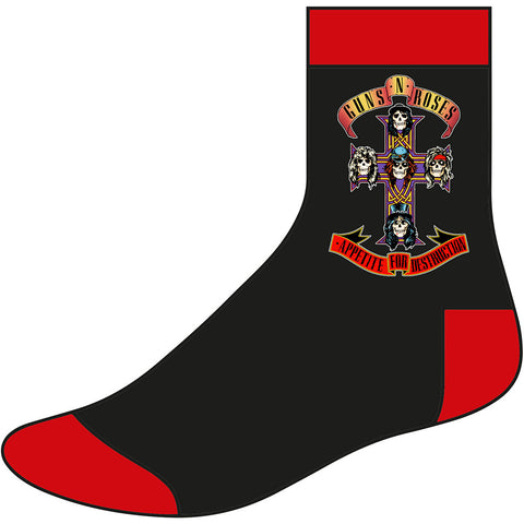 Guns N Roses - Appetite Cross - Socks (UK Import)