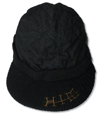HIM - Gold Logo Reversible Quilted Beanie