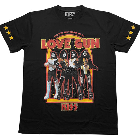 KISS - Love Gun Stars T-Shirt (UK Import)