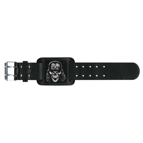 Slayer - Wehrmacht Leather Logo Metal Strap - Wristband (UK Import)