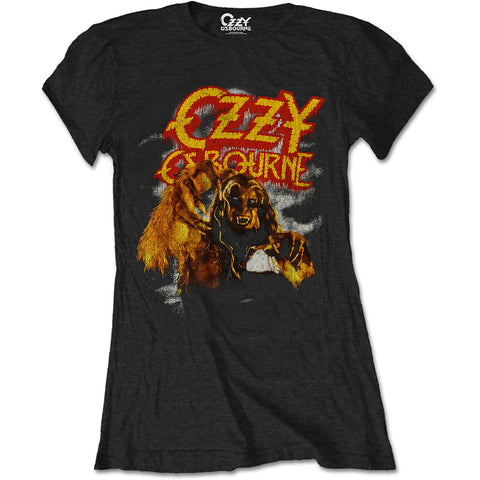 Ozzy Osbourne - Vintage Werewolf Ladies Girly Tee (UK Import)