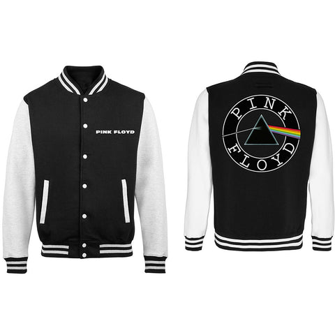 Pink Floyd - Dark Side Of The Moon Circle Varsity Jacket (UK Import)