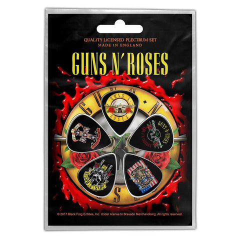 Guns N Roses - Guitar Pick Set - 5 Picks - UK Import - Licensed New In Pack