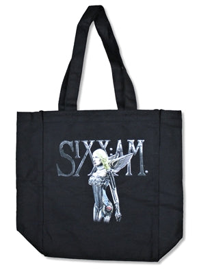 Sixx A.M. - Cyborg Woman Tote Bag