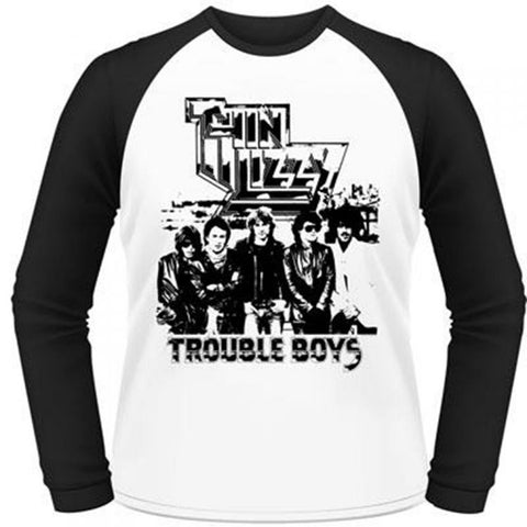 Thin Lizzy - Trouble Boys Baseball Jersey Tee