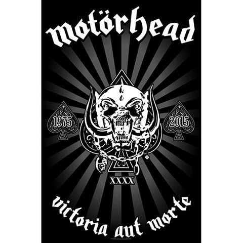 Motorhead - Victoria Aut Morte 1975-2015 - Flag - Textile Poster Flag (UK Import)