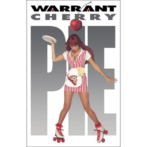 Warrant - Cherry  Pie - Textile Poster Flag (UK Import)
