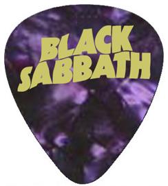 Black Sabbath - Marbled Logo Guitar Pick