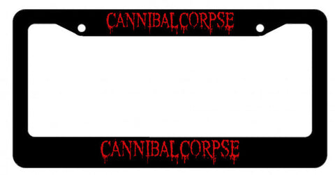 Cannibal Corpse - License Plate Frame - Black Red Logo - Licensed New
