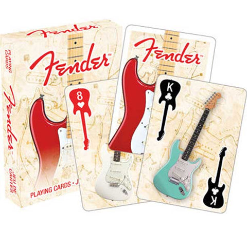 Fender - Playing Cards - Official Deck-Guitar Photos-Strat-Sealed