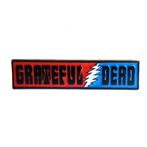 Grateful Dead - Bolt Logo Enamel Lapel Pin Badge